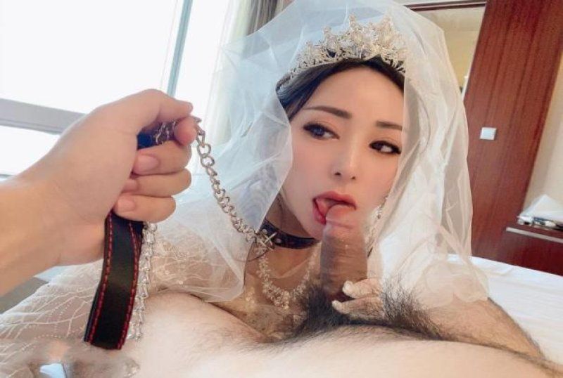 杏吧傳媒 華麗婚紗淫靡新娘主人的專屬玩物