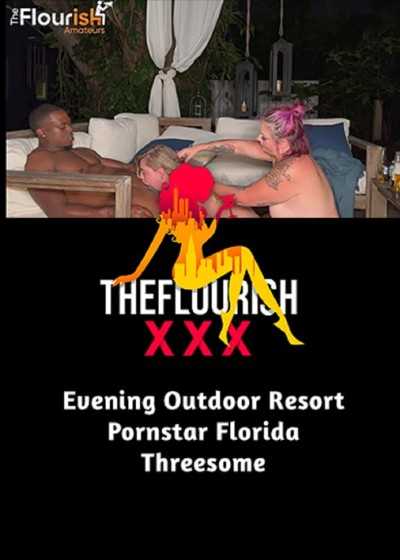 Evening outdoor resort pornstar florida threesome