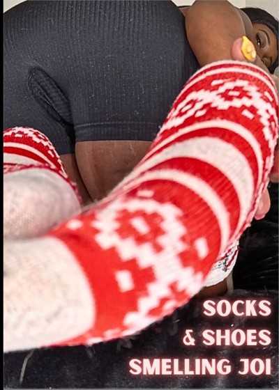 Sniff My Red And White Socks JOI