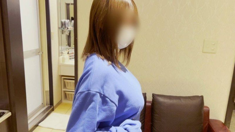 【目元出しOK】18歳・新人グラドル級Kカップの逸材！細身なのに規格外の爆乳に圧倒されるパイズリ２挟射！